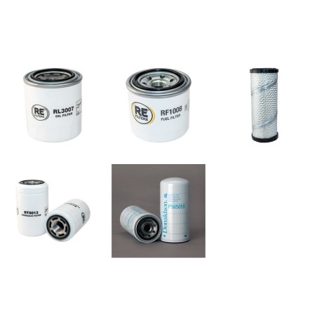 JACOBSEN LF 3400 TURBO 4WD Filter Service Kit w/Kubota V1505TE Eng.