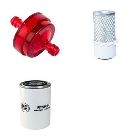 Filter Kit for Ransomes Jacobsen Smithco Super Rake with Kohler Magnum16 Engine 