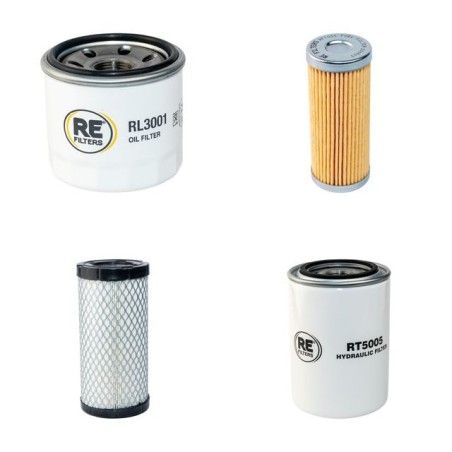 Filter Kit for Ransomes Jacobsen Smithco Super Rake with Kubota Z482 Engine 