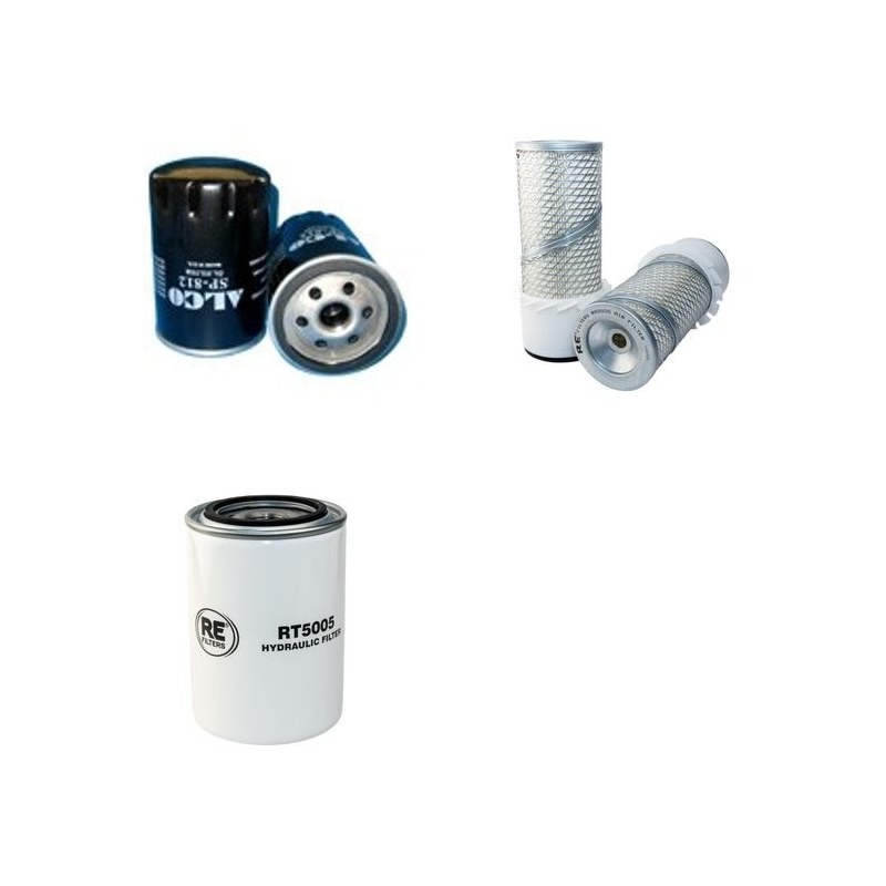 Filter Kit for Ransomes Jacobsen Turf CatT 455G 2Wheels with Ford Engine HP