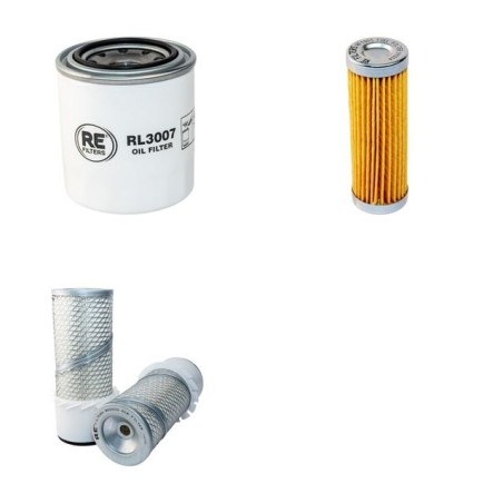 RANSOMES JACOBSEN TURF T428 D 2/4 WHEELS Filter Service Kit Air Oil Fuel Filters w/Kubota  Eng.