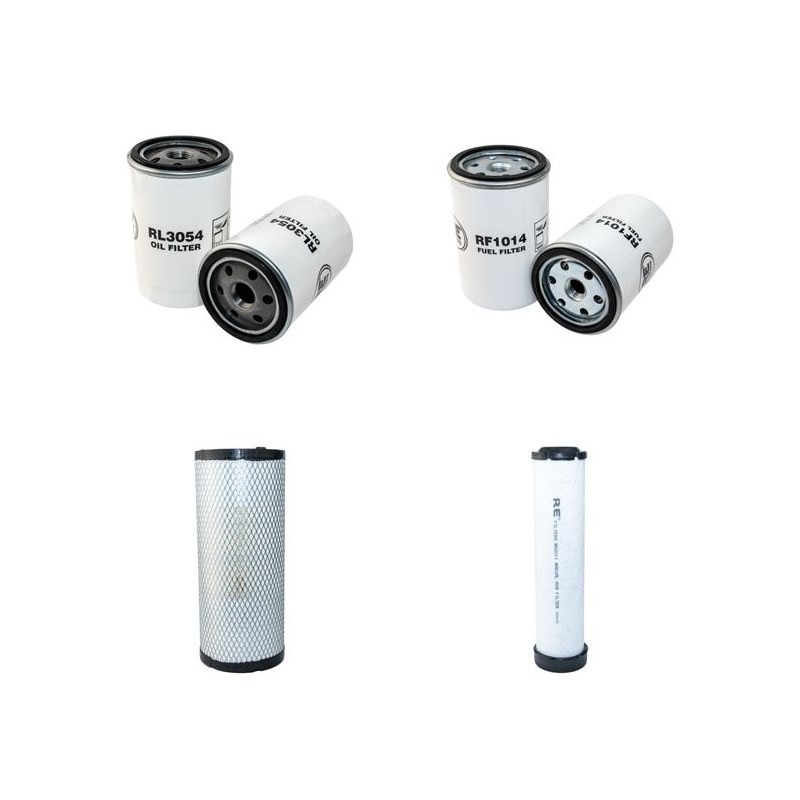 JACQUET CENTAURE 2 RC Filter Service Kit Air Oil Fuel Filters w/Lombardini LDW2004T Eng.