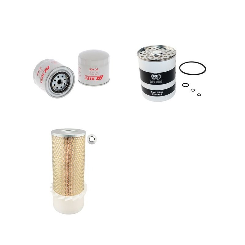 JACQUET HYDRO 814 Filter Service Kit Air Oil Fuel Filters w/Deutz  Eng.