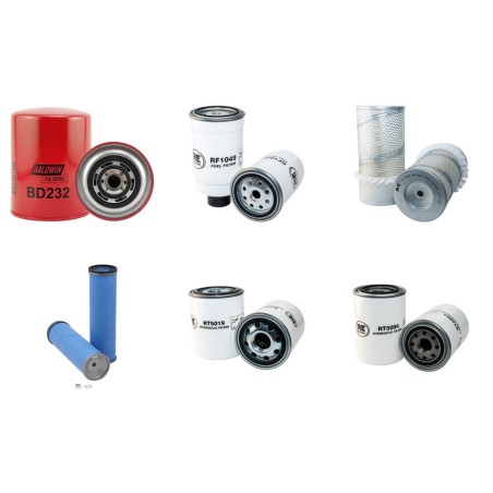 JACQUET HYDRO 870 T Filter Service Kit w/FIAT IVECO 8141SI21 Eng.