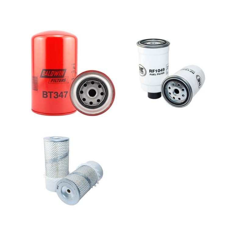 JACQUET HYDRO 875 A Filter Service Kit Air Oil Fuel Filters w/ IVECO Eng.