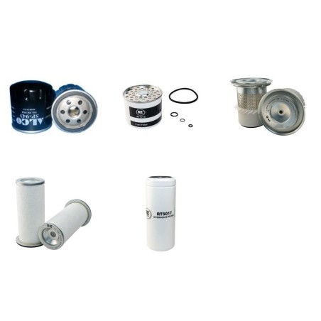 Filter Kit for JCB 1CX with Peugeot Engine Serial No 727000-