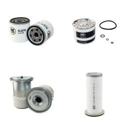 JCB 1 CX Filter Service Kit Air Oil Fuel Filters w/Perkins HP50828U Eng.   YR  2004-