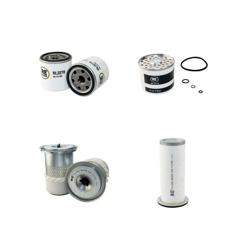 JCB 1 CX Filter Service Kit Air Oil Fuel Filters w/Perkins HP50828U Eng.   YR  2004-
