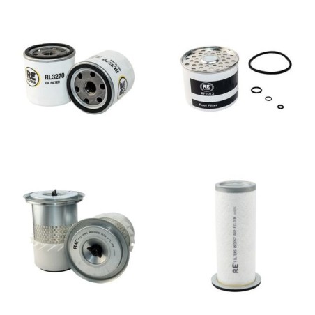 Filter Kit for JCB 1CX Air Oil Fuel Filters with Perkins HP50828U Engine Year 2004-