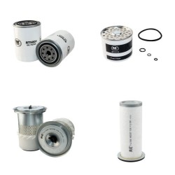 JCB 1 CX SLP Filter Service Kit Air Oil Fuel Filters w/Perkins 1000 Eng.
