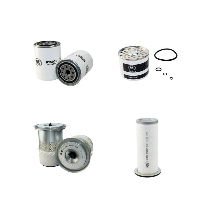 JCB 1 CX SLP Filter Service Kit Air Oil Fuel Filters w/Perkins 1000 Eng.