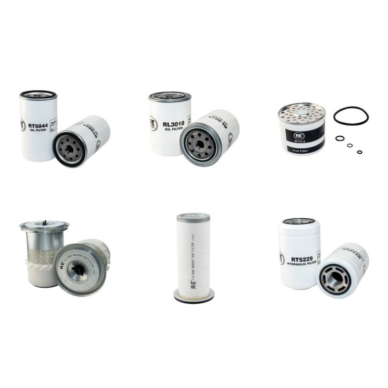 Filter Kit for JCB 2CX with Perkins Engine. Serial No 650000 to 656999