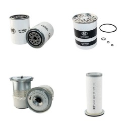 JCB 2CX Filter Service Kit w/Perkins Engine. SN After 657000 Air, Oil, Fuel
