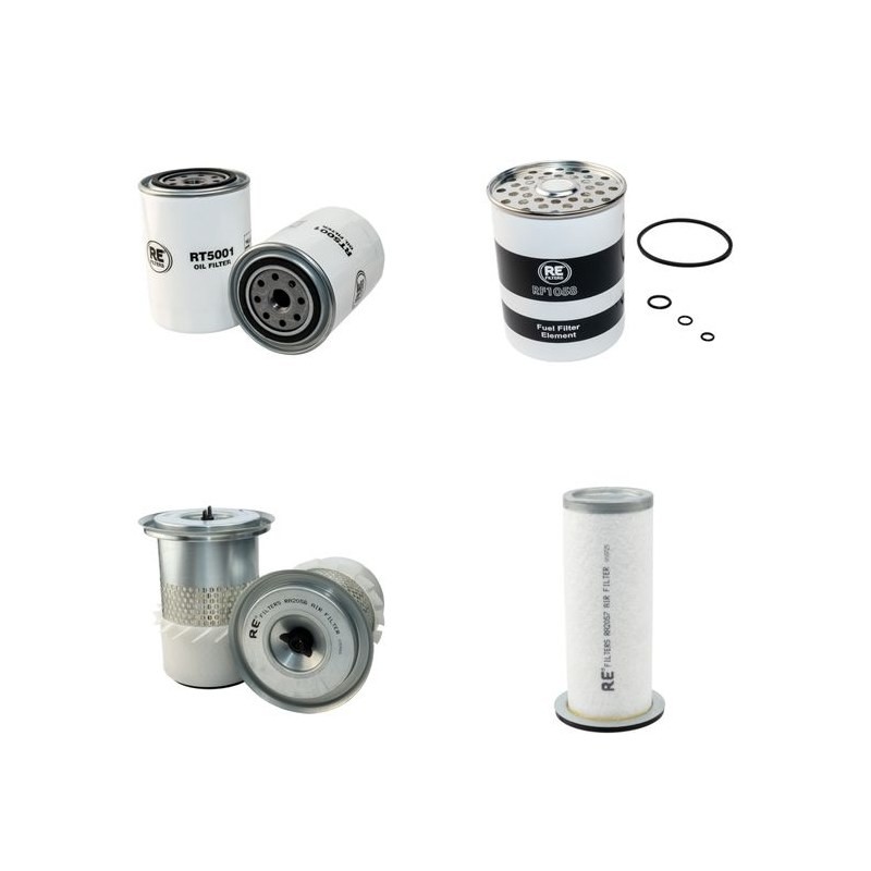 Filter Kit for JCB 2CX with Perkins Engine. Serial No After 657000 Air, Oil, Fuel