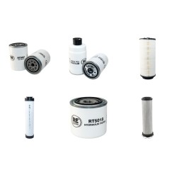 JCB 2CX Filter Service Kit w/Perkins U2818705 Engine. Year 2002 to 2006