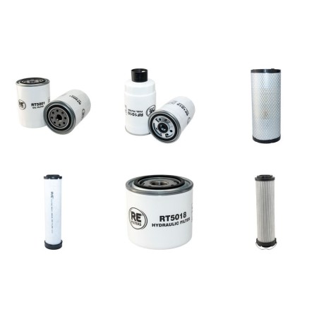 Filter Kit for JCB 2CX with Perkins U2818705 Engine. Year 2006 on