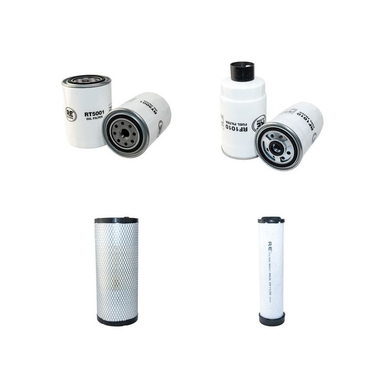 Filter Kit for JCB 2CX with Perkins U2818705 Engine. Year 2006 on AOF