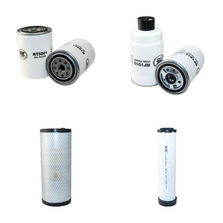 Filter Kit for JCB 2CX with Perkins U2818705 Engine. Year 2006 on AOF