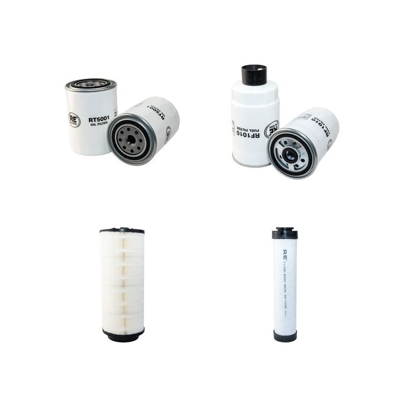 Filter Kit for JCB 2CX with Perkins U2818705 Engine. Year 2002 to 2006 AOF