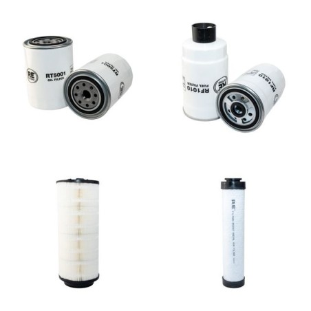 Filter Kit for JCB 2CX with Perkins U2818705 Engine. Year 2002 to 2006 AOF
