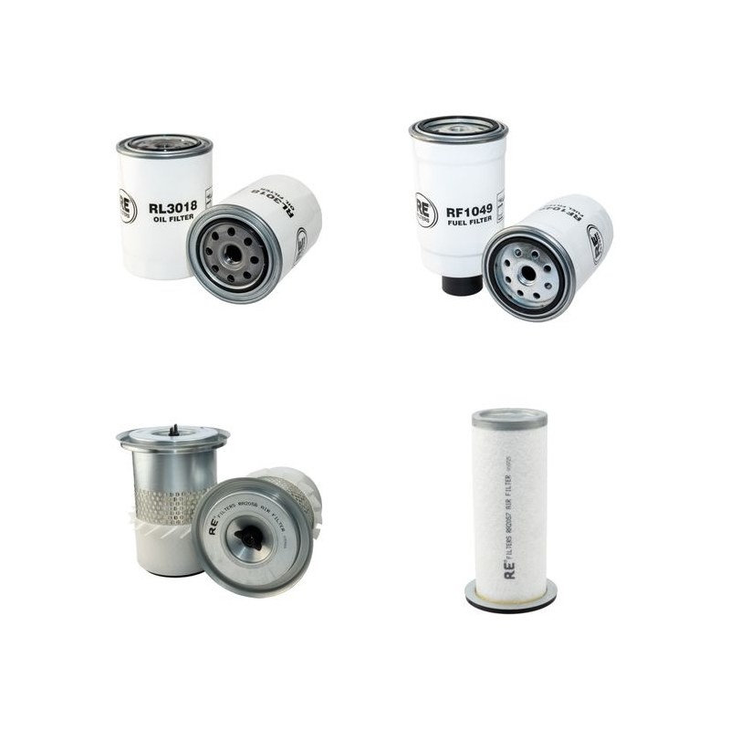 Filter Kit for JCB 2DX Air Oil Fuel Filters with Perkins Engine