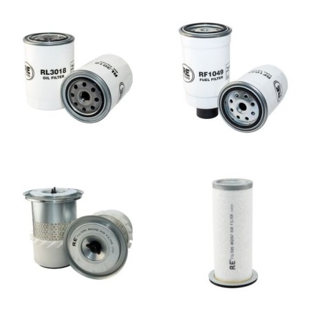 Filter Kit for JCB 2DX Air Oil Fuel Filters with Perkins Engine