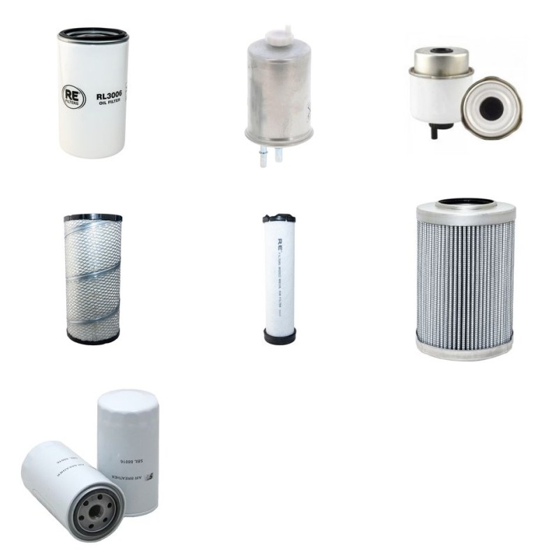 Filter Kit for JCB 225T with Jcb Engine