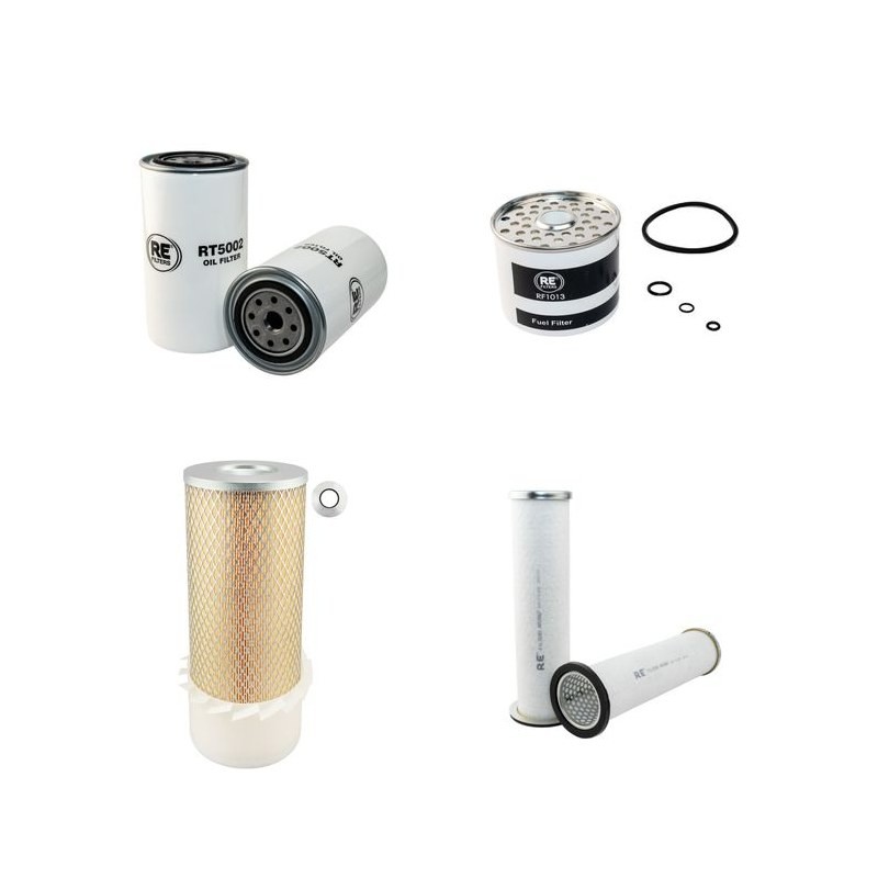 Filter Kit for JCB 3CX Air Oil Fuel Filters with Perkins LD50096 Engine Serial No 298604-306000
