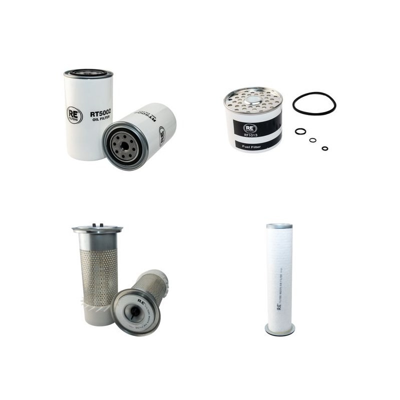 JCB 3 CX Filter Service Kit Air Oil Fuel Filters w/Perkins LD50145 Eng. SN  306001-314999