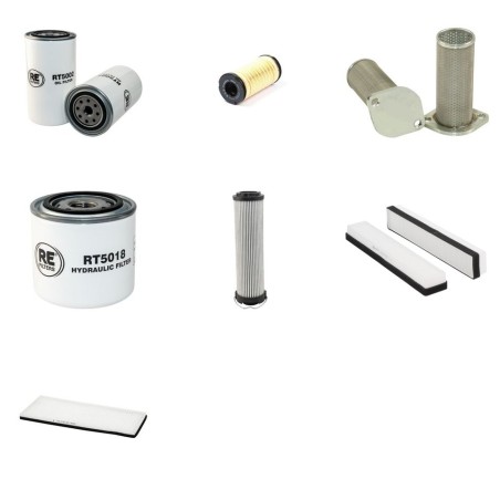 Filter Kit for JCB 3CX with Perkins 1104C Engine Year 2004-
