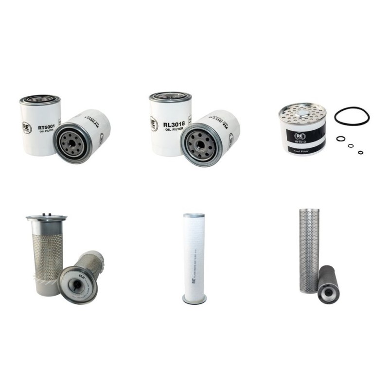 Filter Kit for JCB 3CX with Perkins AA50204 Engine Serial No 315000-