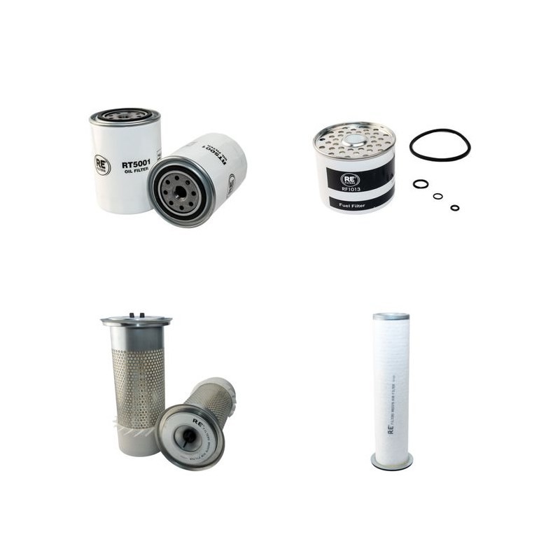 Filter Kit for JCB 3CX Air Oil Fuel Filters with Perkins AA50204 Engine Serial No 315000-
