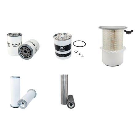 Filter Kit for JCB 3CX with Perkins Engine Serial No 400001-409447