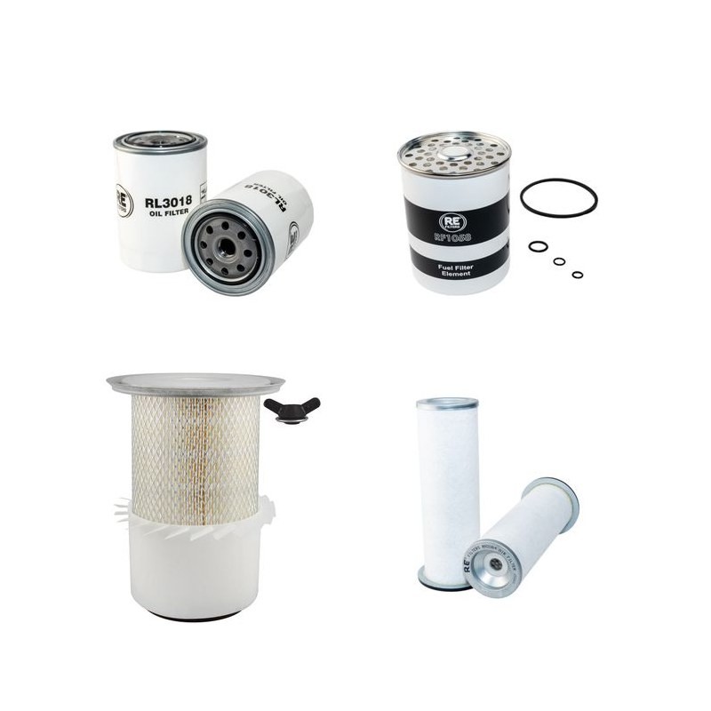 Filter Kit for JCB 3CX Air Oil Fuel Filters with Perkins Engine Serial No 400001-409447