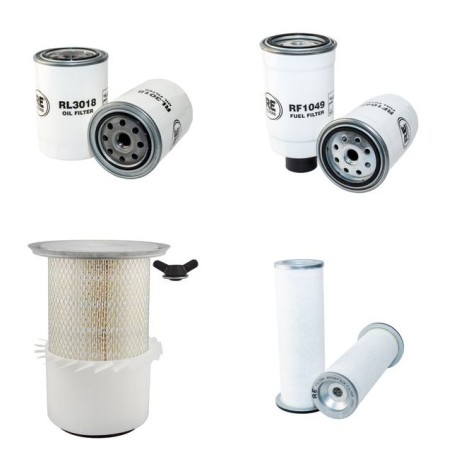 Filter Kit for JCB 3CX4RMCP Air Oil Fuel Filters with Perkins Engine Year 1995-
