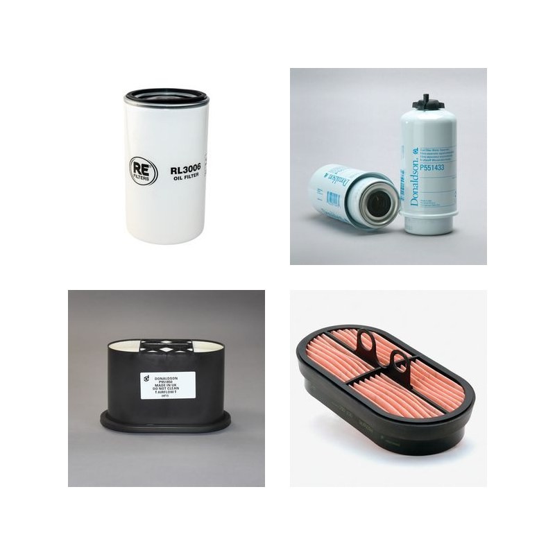 JCB 300 T 4 Filter Service Kit w/Jcb Tc68 Eng. 2015