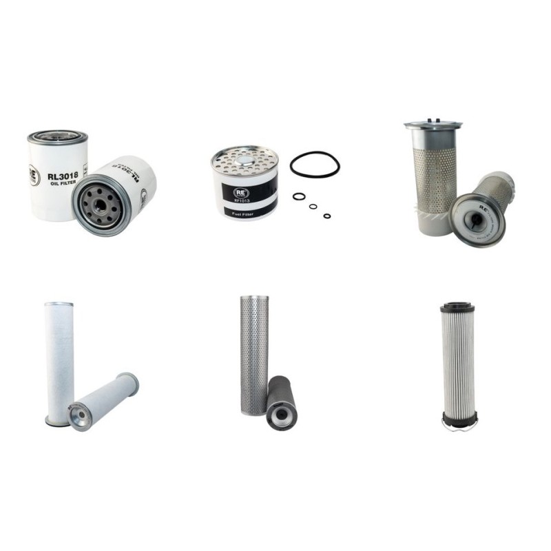 Filter Kit for JCB 4CN with Perkins Lh50205/50226 Engine Serial No 315000-323143