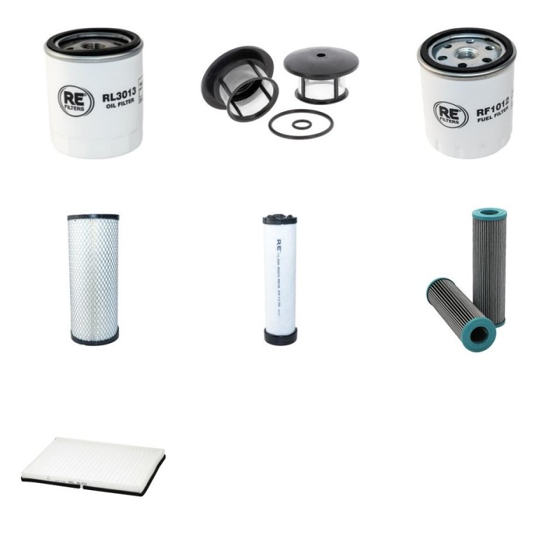 Filter Kit for JCB 406P with Deutz F4L1/2011 Engine Year 2007-