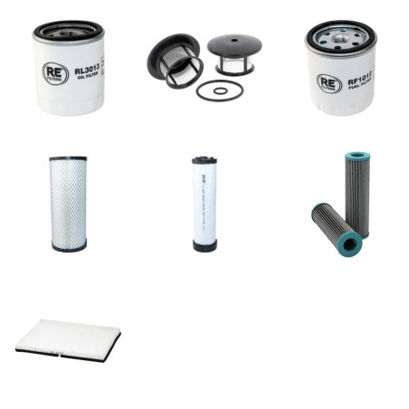 JCB 406 P Filter Service Kit w/Deutz F4L1/2011 Eng.   YR  2007-