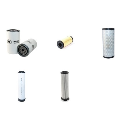 JCB 407 ZX Filter Service Kit w/Perkins 1104C Eng. 2006-