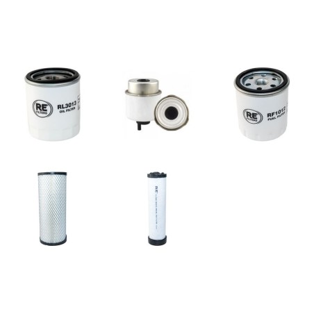 Filter Kit for JCB 408ZX Air Oil Fuel Filters with Deutz Engine Year 2013