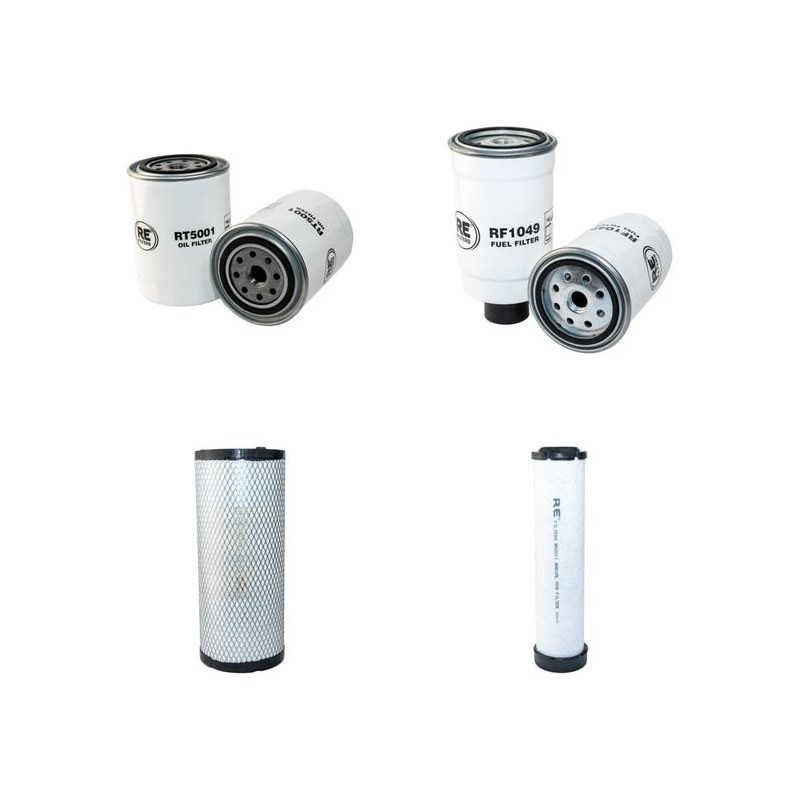 JCB 408 ZX Filter Service Kit Air Oil Fuel Filters w/Perkins 1906/2000 Eng.   YR  2002-