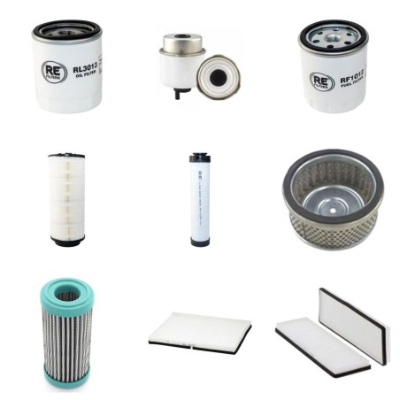 Filter Kit for JCB 409B with Deutz TD2011L04I Engine Year 2011-