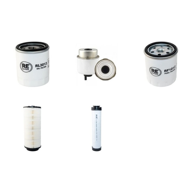 Filter Kit for JCB 409B Air Oil Fuel Filters with Deutz TD2011L04I Engine Year 2011-