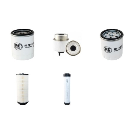 Filter Kit for JCB 409B Air Oil Fuel Filters with Deutz TD2011L04I Engine Year 2011-