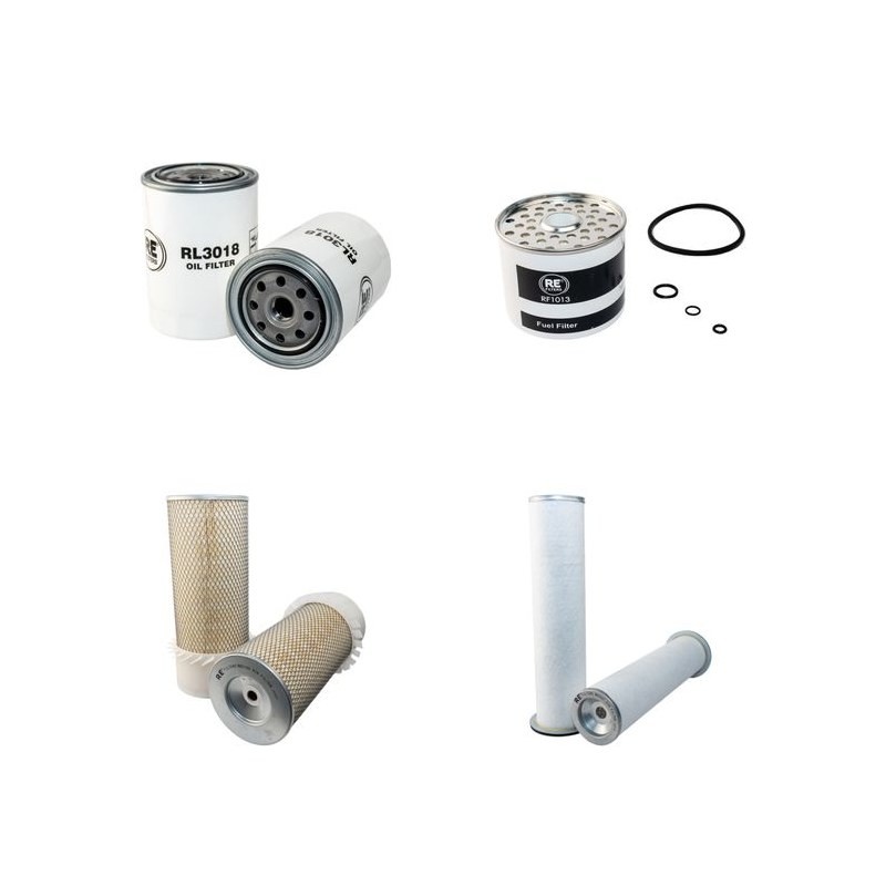 Filter Kit for JCB 415 Air Oil Fuel Filters with Perkins AB50253 Engine Serial No 523001-