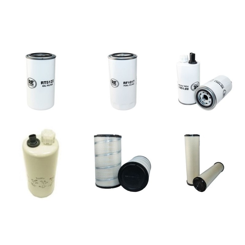Filter Kit for JCB 436EZX with Cummins QSB6.7 Engine