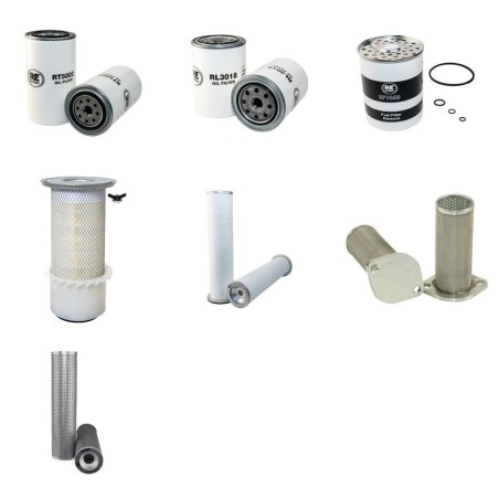 Filter Kit for JCB 444 with Perkins Turbo Engine Serial No 400001-409448