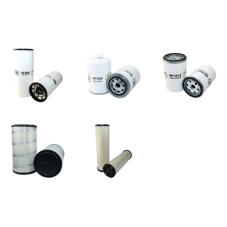 JCB 456 HT Filter Service Kit Air Oil Fuel Filters w/Cummins 6BT8.3 Eng.   YR  2005-