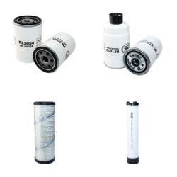 JCB 515-40 Filter Service Kit w/Kohler KDW2204/G Eng. Air, Oil, Fuel Filters